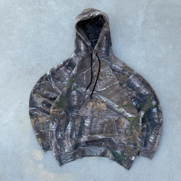 Rare 2000s Russell Athletic Camo hoodie - Picture 1 of 6